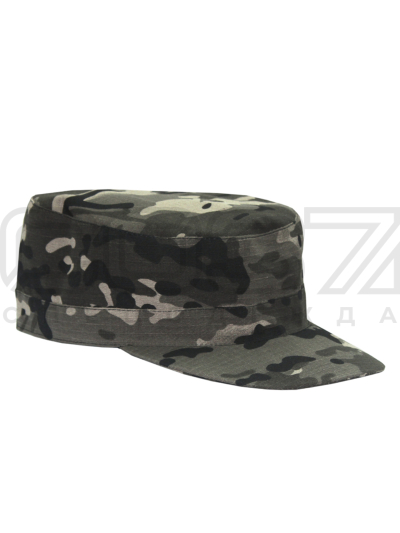 Кепка рабочая на липучке Разведчик цв.мультикам-серый тк.рип-стоп-1
