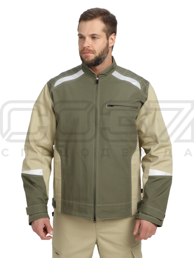 Куртка рабочая Фулема цв.хакибежевый тк.канвас (1)