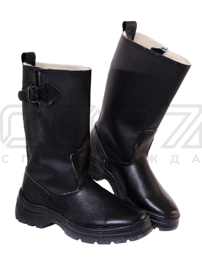 Сапоги юфть, кирза мех. шерсть-1