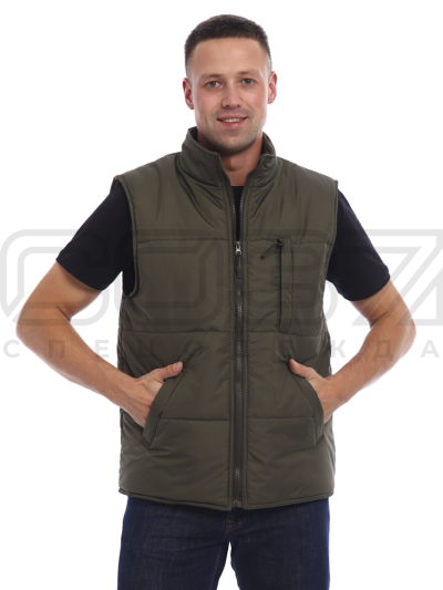 Жилет хаки дюспо -1