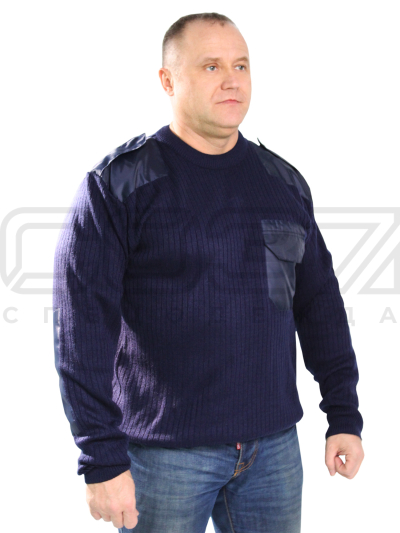 Свитер мужской Lex цв.тёмно-синий тк.акрил
