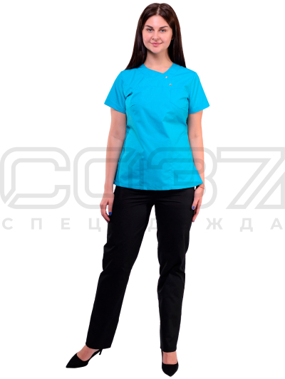 Брюки повара цв. чёрный-1