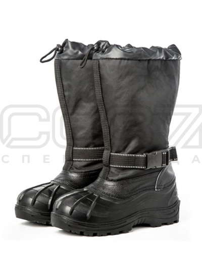 Сапоги рабочие зимние МК-03 оксфорд+нат.кожа флис (I-IV и Особый кл.пояс) с КП подошва резина 1