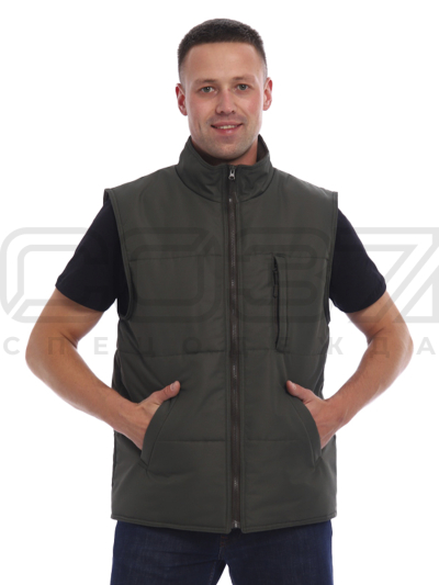 Жилет хаки таслан -1