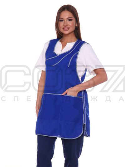 Сарафан женский АР15 цв.василёк тк.габардин