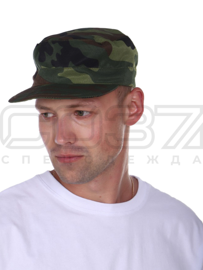 Кепка летняя цв.кмф-зелёный-1