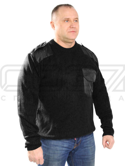 Свитер мужской Lex цв.чёрный тк.акрил
