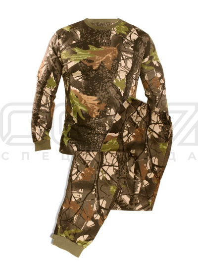 Белье нательное без начёса цв.лес тк.кулирка