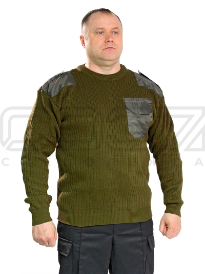 Свитер мужской Lex цв.олива тк.акрил