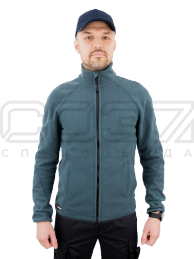 Толстовка флисовая Brodeks KS 211 цв.хвойный 1