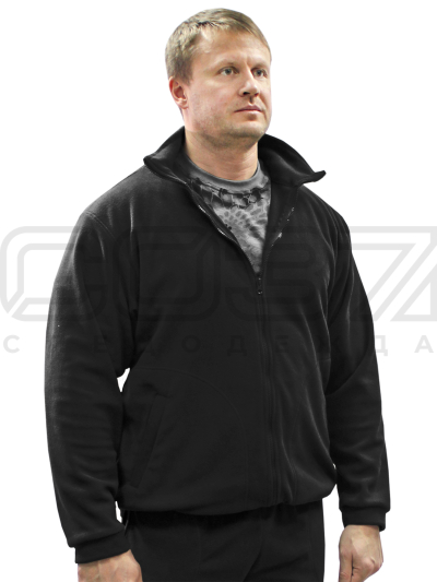 Толстовка флисовая Никс цв.чёрный 1