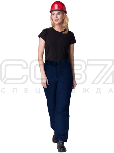 брюки-зимние-Снежана-т.синий