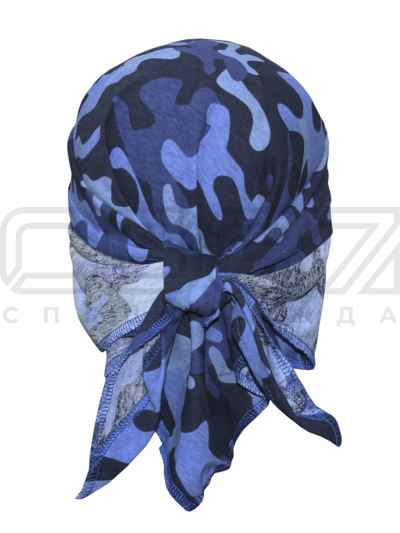 Косынка Райграс цв.камуфляж 3-синий тк.кулирка-1