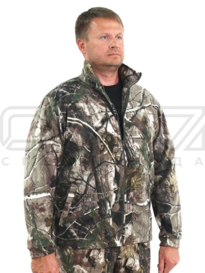 Толстовка флисовая Никс цв.лес 1