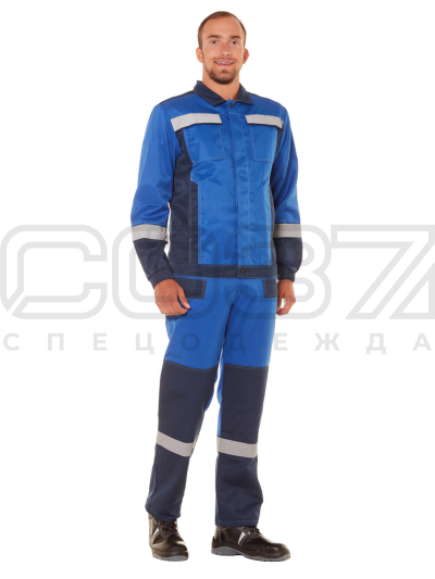 костюм Фрактал василек, т.син-1