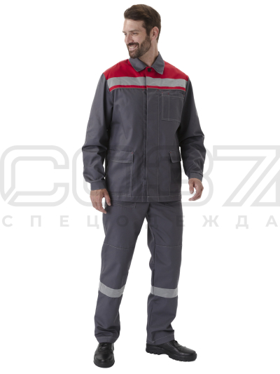 Профиль серый-красный-1