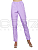 Брюки медицинские женские ИМ301 цв.св.сирень тк.тиси