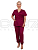 Костюм санитарный женский АР407 цв.бордо тк.хлопокспандекс (2)