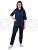 Костюм женский АР404 цв.т.синий тк.тиси (0)