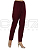Брюки медицинские женские ИМ301 цв.бордовый тк.тиси