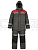 Костюм рабочий зимний Фирс цв.серый чёрный красный тк.смесовая (куртка+пк) 1