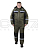 Костюм рабочий зимний Тракен-2 с СОП цв.хаки чёрный-1